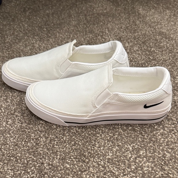 Nike White Court Legacy Slip-On Shoes - Picture 1 of 3
